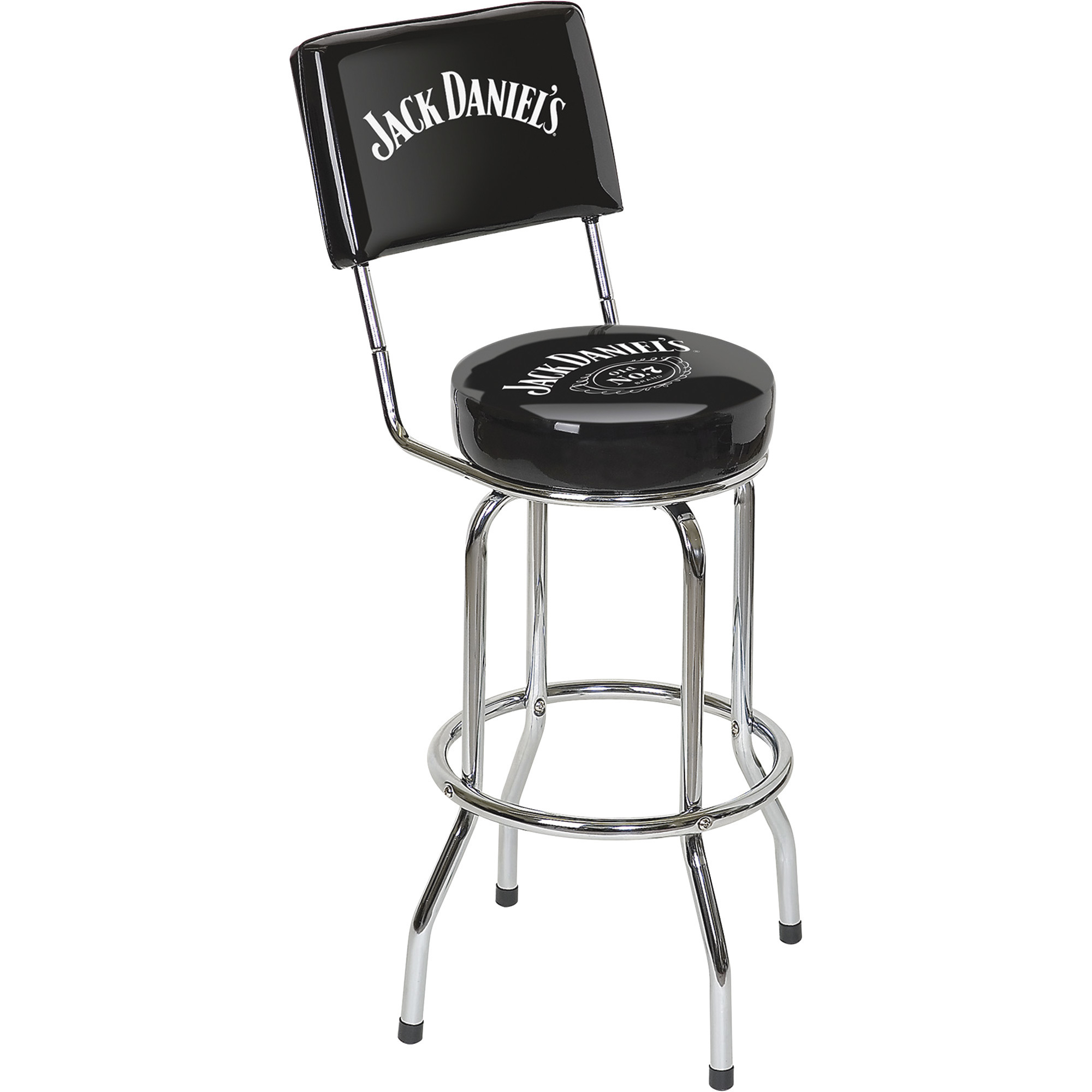 Sunnydaze Decor, 4ft. Rustic Log Cabin Bar Stool, Primary Color Brown